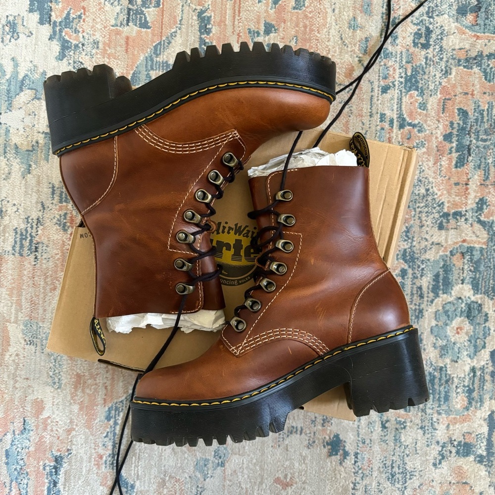 Leona Butterscotch Doc Martens Size 7